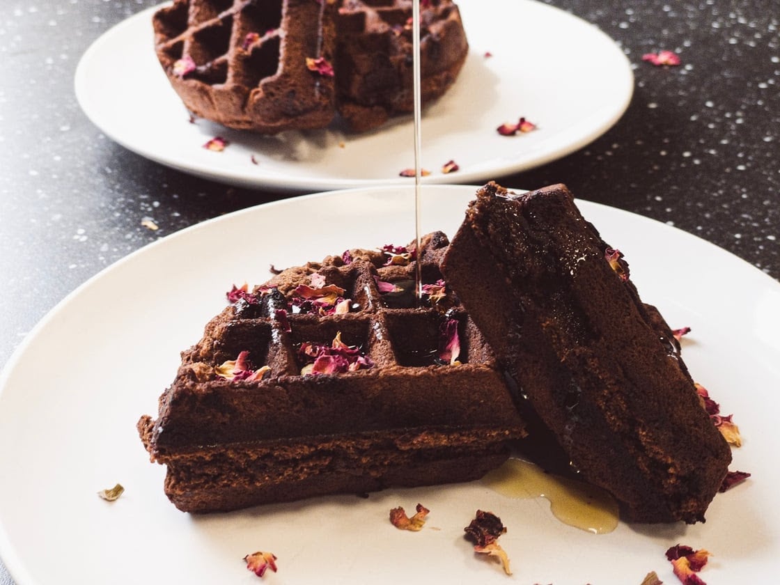 Double Chocolate Grain Free Waffles